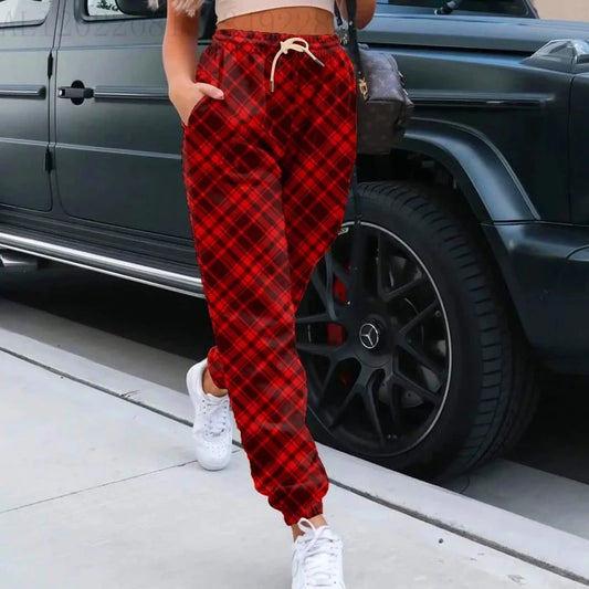 "Custom Christmas Joggers - Trendy and Sporty Women's Pants for the Holiday Season"