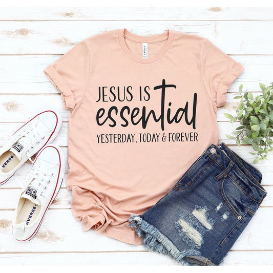 "Spread the Love and Faith with the 'Jesus Is Essential' T-Shirt"